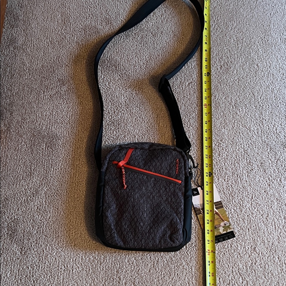 Travelon Black and Red Crossbody Bag